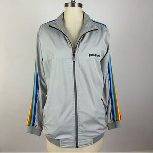 Palm Angels Luxury Striped Track Jacket